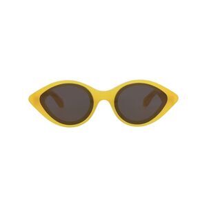 Alaia Cat Eye-Frame Recycled Acetate Sunglasses Yellow Womens